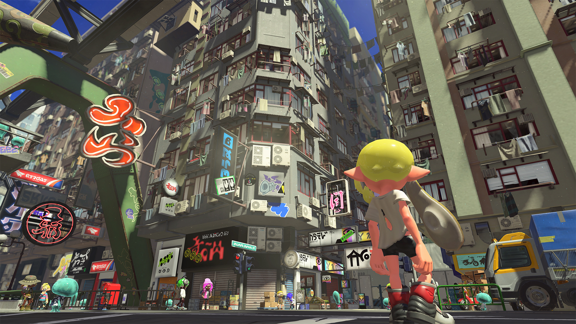 Splatoon 3 hub city