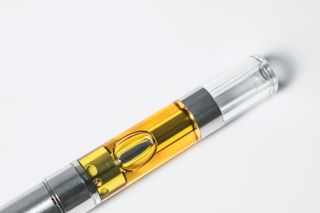 An electronic vape pen.