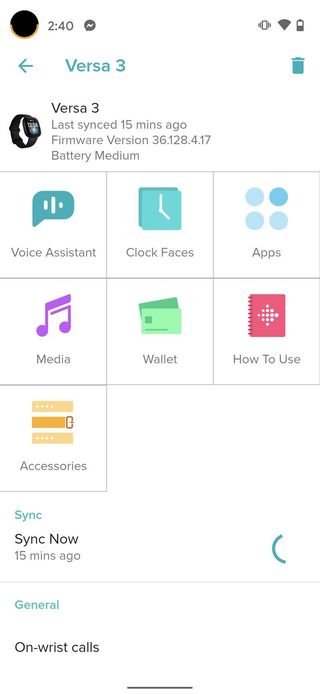 Fitbit Versa 3 Google Assistant Step 1