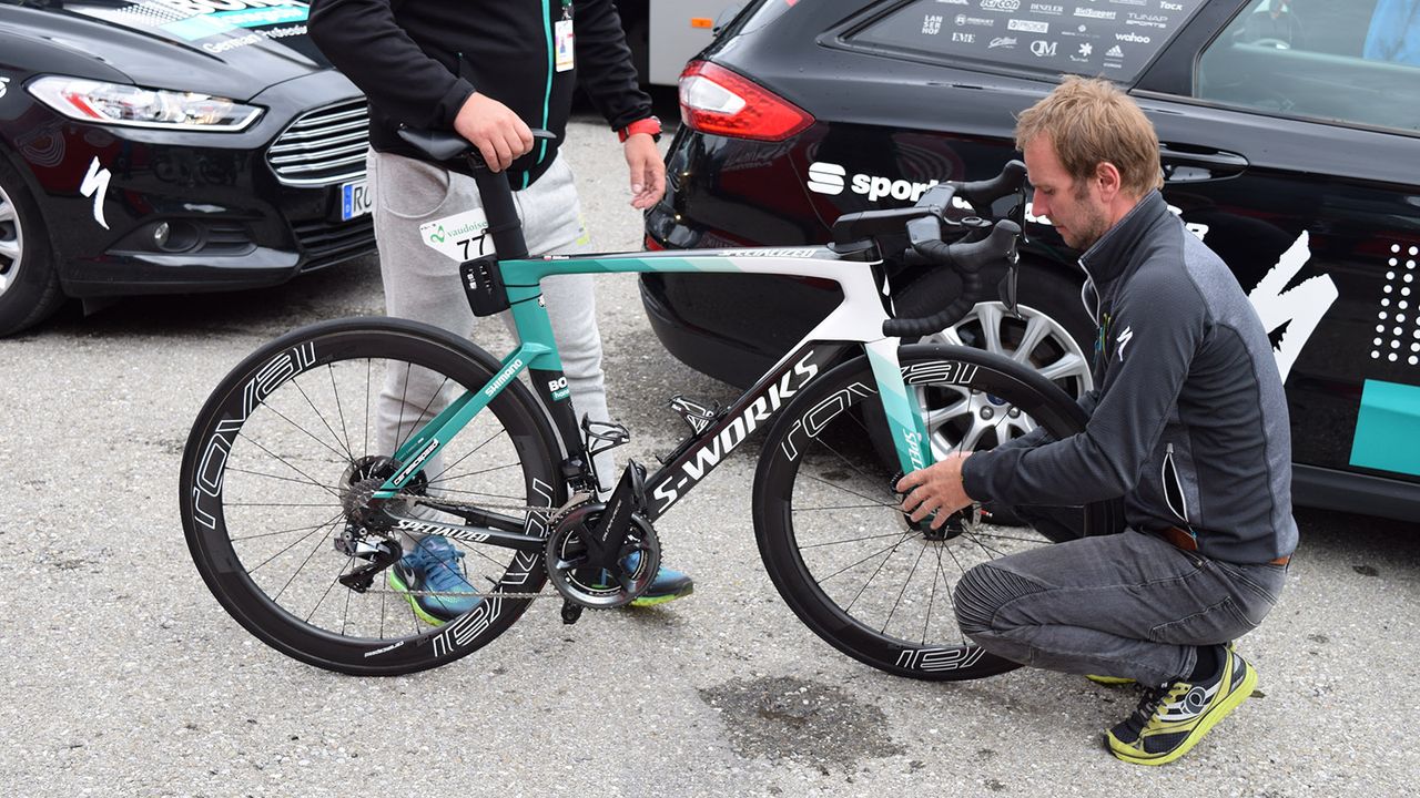 Maciej Bodnar's new S-Works aero bike
