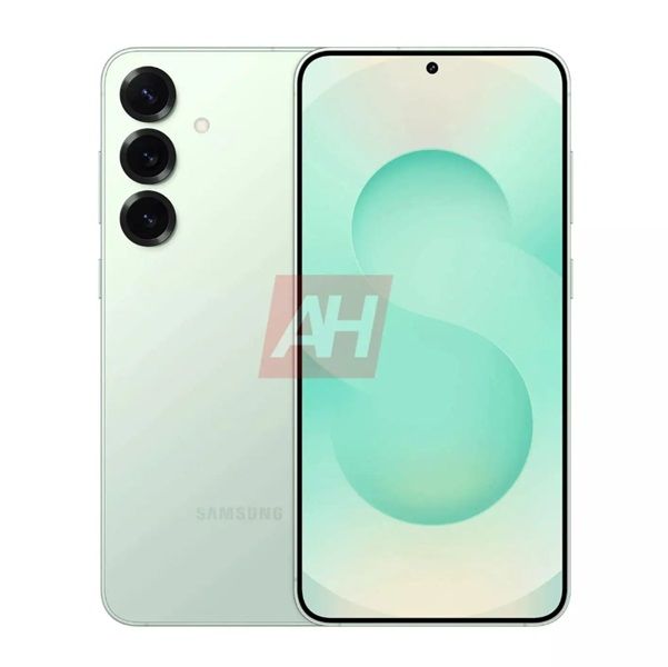 A leaked rendering of the Galaxy S25 Plus in "Mint."