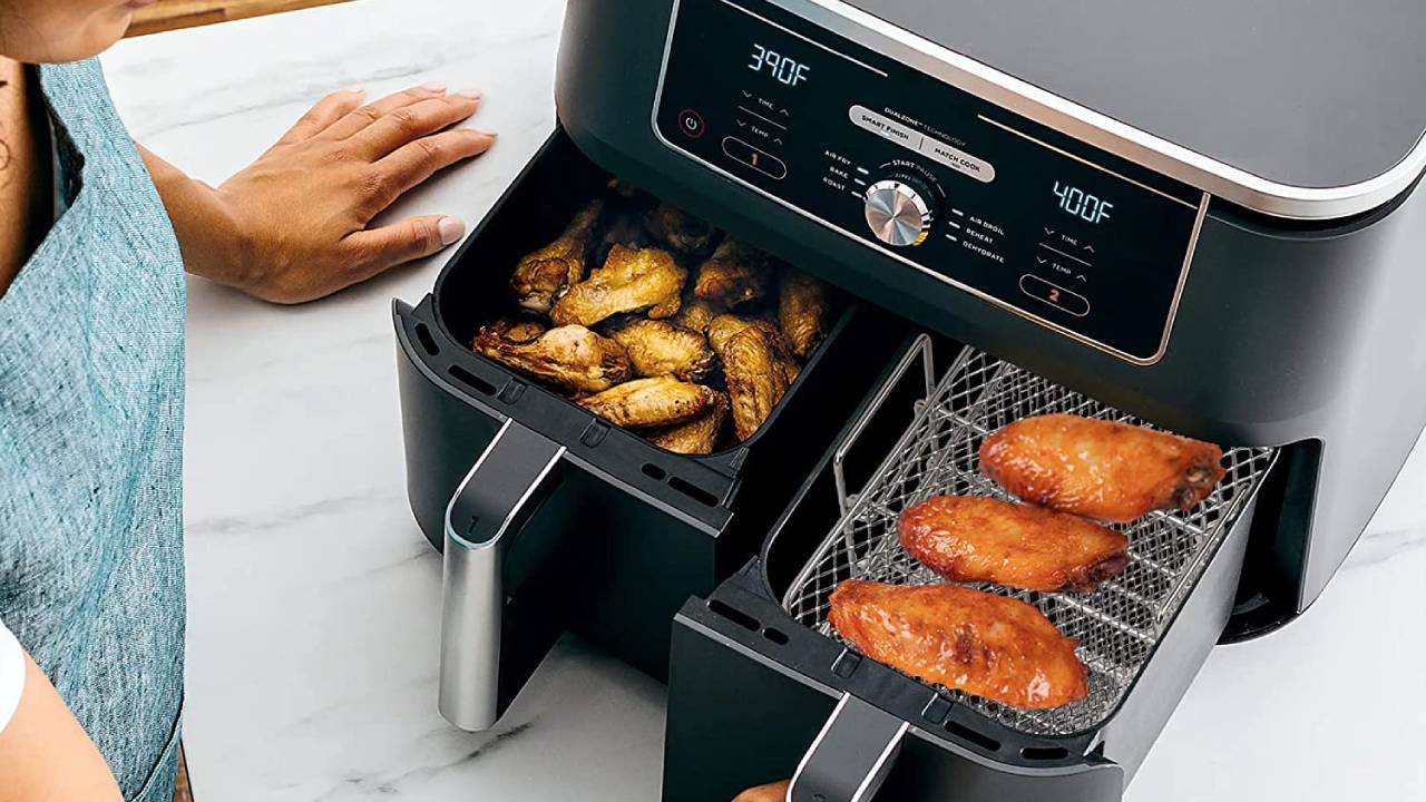 This Stackable Air-Fryer Rack Helps Maximize Cooking Space
