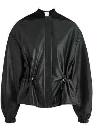 Synca Faux Leather Jacket