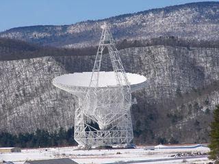 The Green Bank Telescope is the largest fully steerable radio telescope in the world.