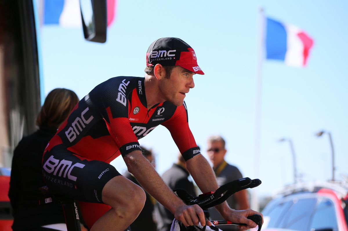 Brent Bookwalter (BMC) warming up
