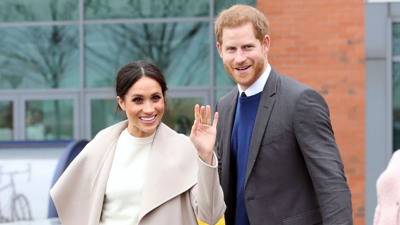 belfast, northern ireland march 23 prince harry and meghan markle depart from catalyst inc, northern ireland’s next generation science park on march 23, 2018 in belfast, nothern ireland photo by chris jackson poolgetty images