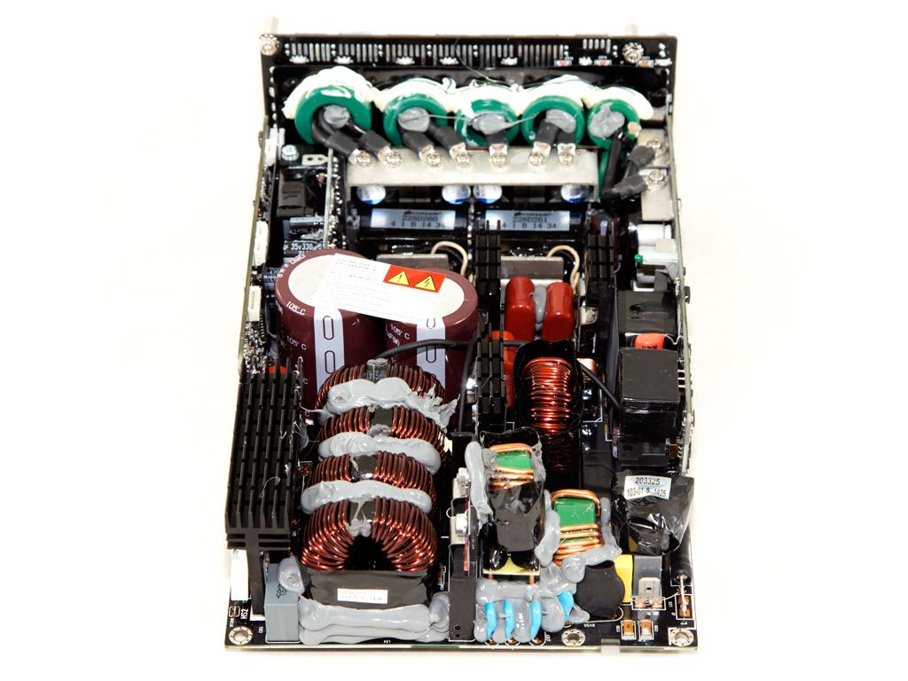 Corsair AX1500i PSU Interior Component Analysis