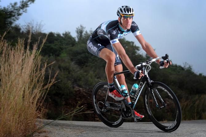 Stijn Vandenbergh strikes an imposing figure on the bike