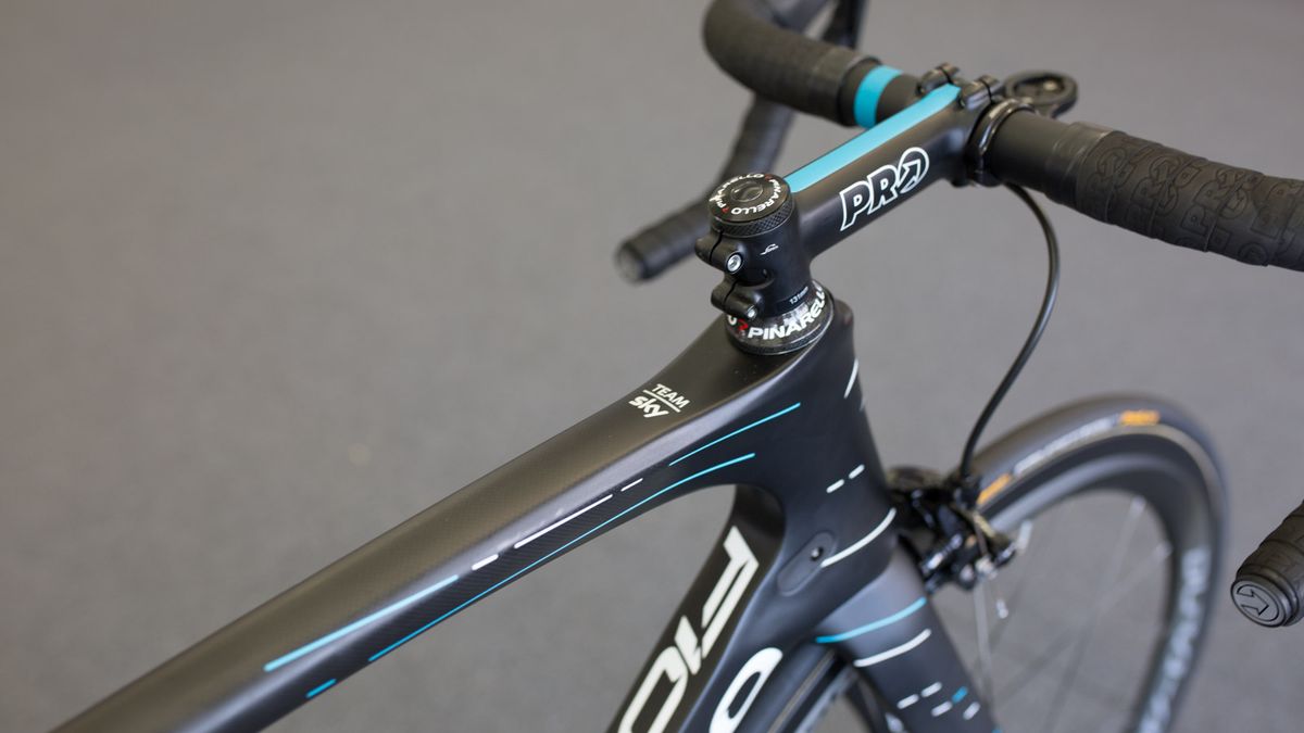 Thomas has a 131mm stem