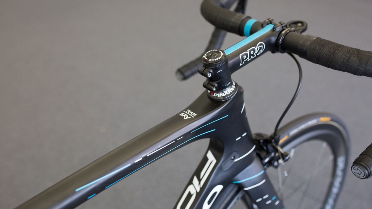 Thomas has a 131mm stem