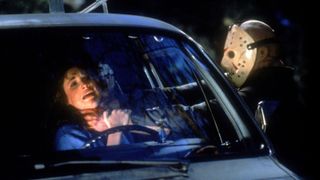 Dana Kimmell and Richard Brooker in Friday the 13th Part III
