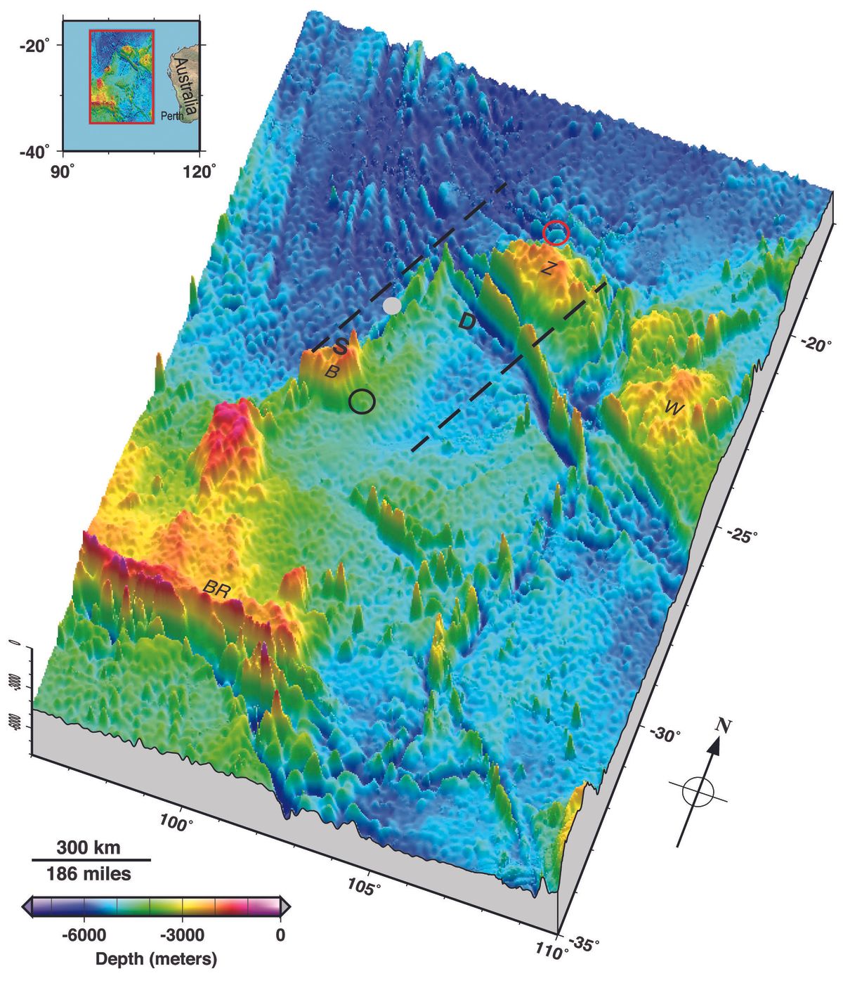 Flight 370 seafloor map