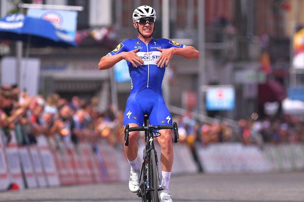 Yves Lampaert (Quick-Step Floors) wins the 2018 Belgian Championships title in the road race