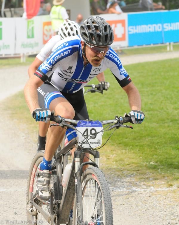 Carl Decker (Team Giant) with one lap to go