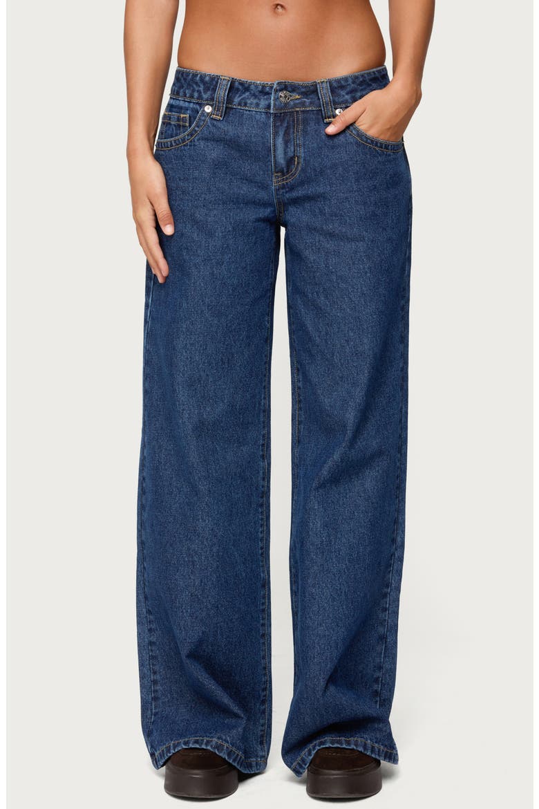 Raiyne Low Rise Wide Leg Jeans