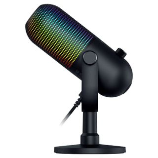 Render of the Razer Seiren V3 Chroma microphone.