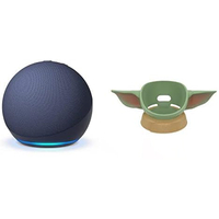 Echo Dot (5th Gen) with The Mandalorian Baby Grogu stand:  was $77.98