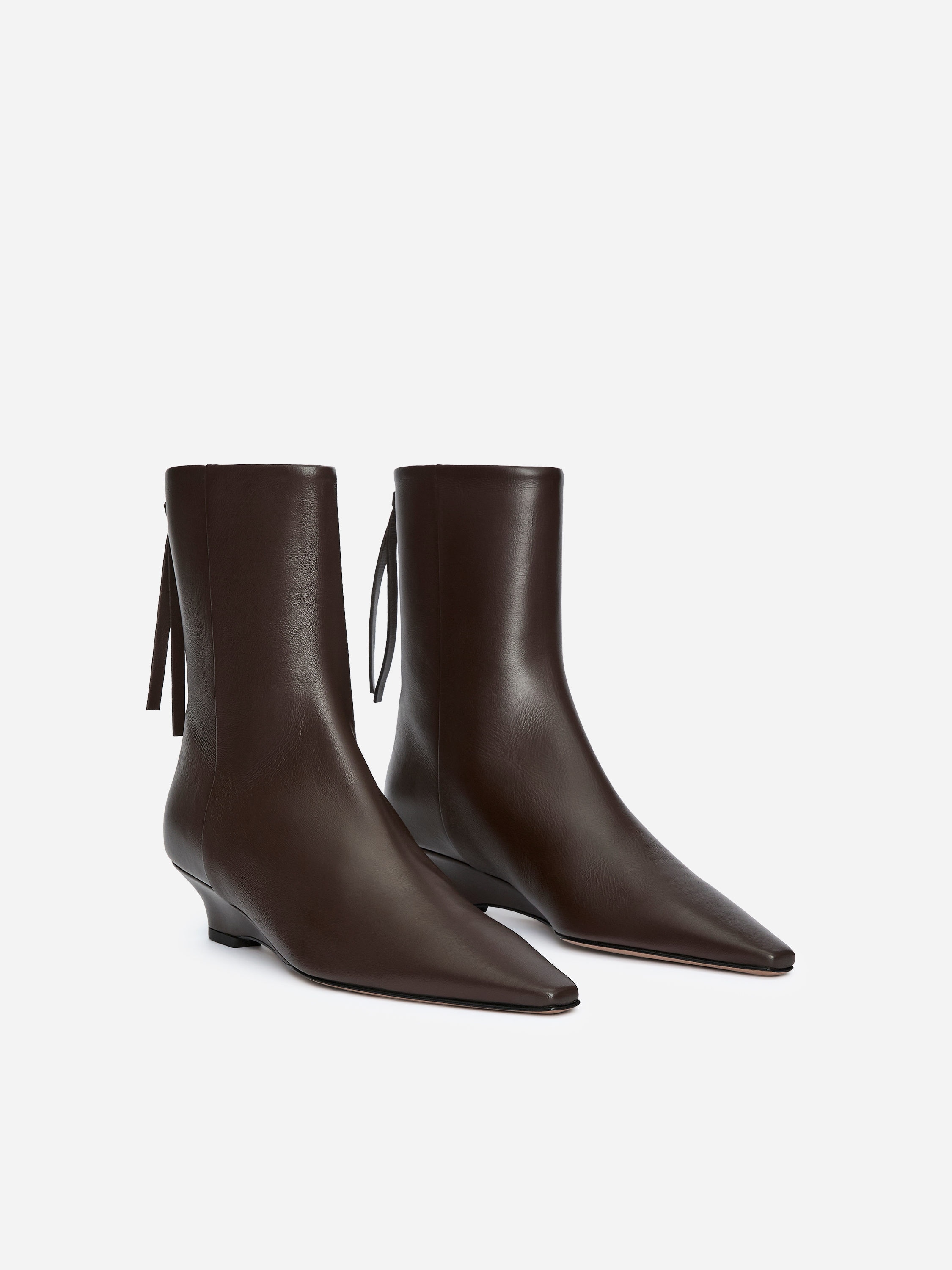 Wedge Ankle Boots &amp;ndash; Brown &amp;ndash; Women &amp;ndash; Arket Gb