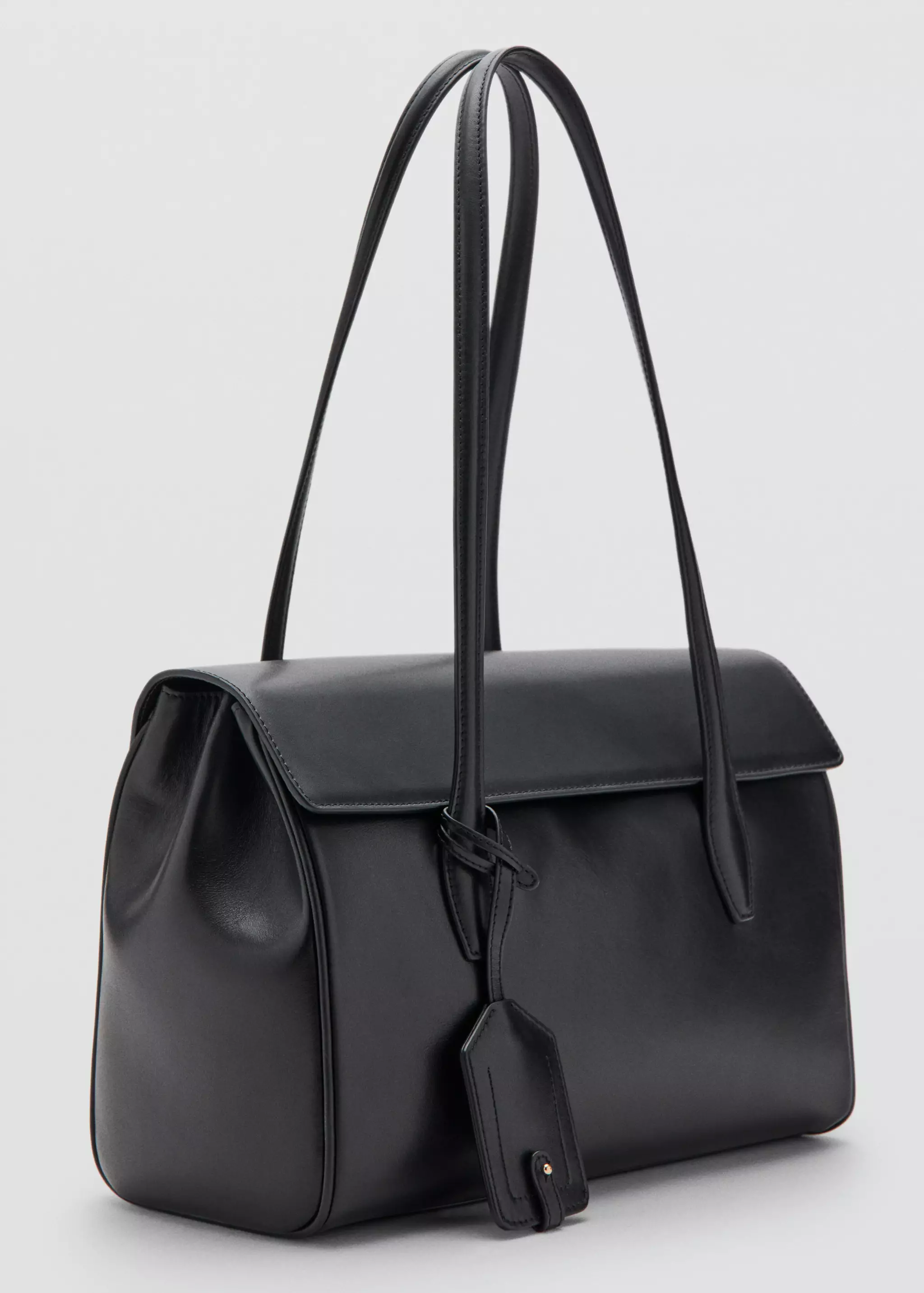 Leather Shoulder Bag With Charms - Women | Mango United Kingdom