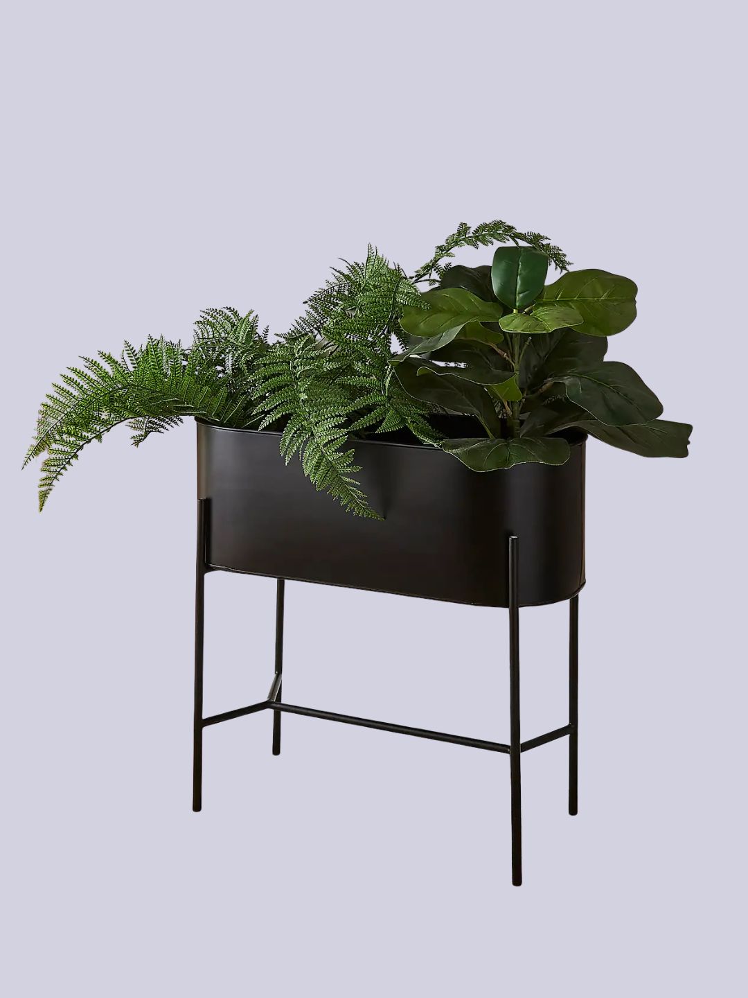 Dunelm, Metal Plant Trough With Stand
