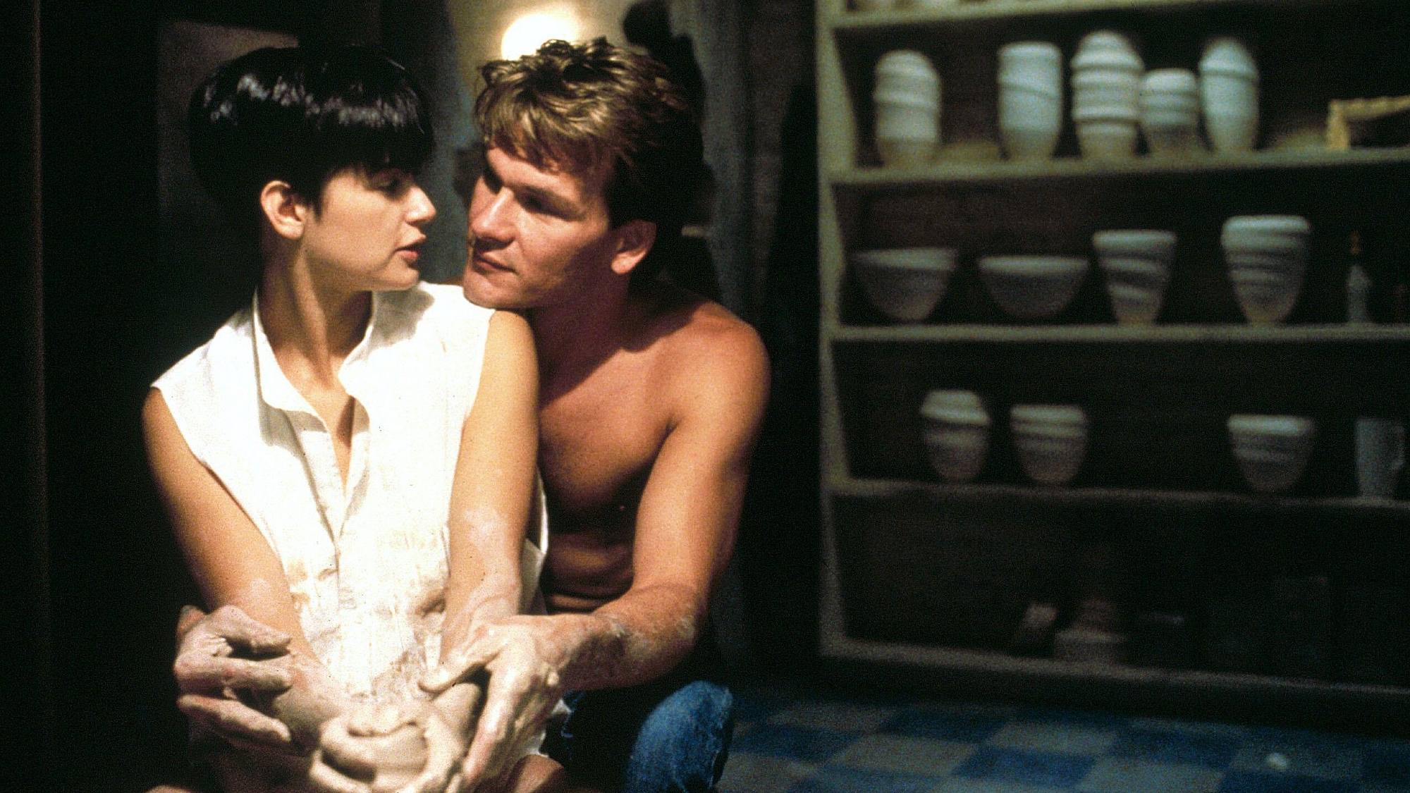 Demi Moore y Patrick Swayze en Ghost (1990)
