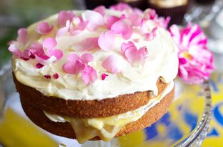Fiona Cairns' almond apricot rose petal cake
