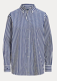 Button-Down Striped Stretch-Cotton Shirt | $160 / £129 | Ralph Lauren