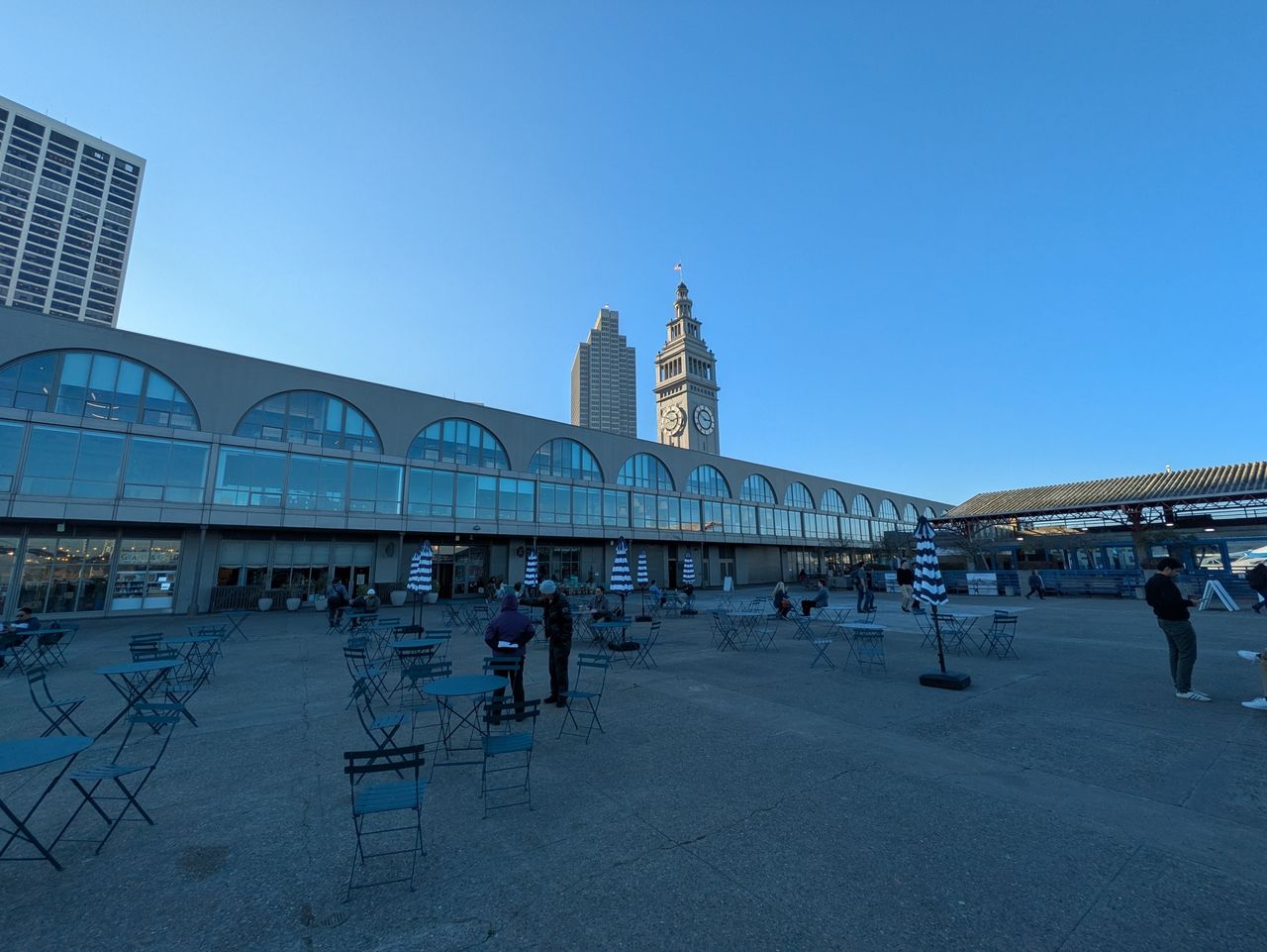 Ferry Building ultrawide shot by Pixel 8a