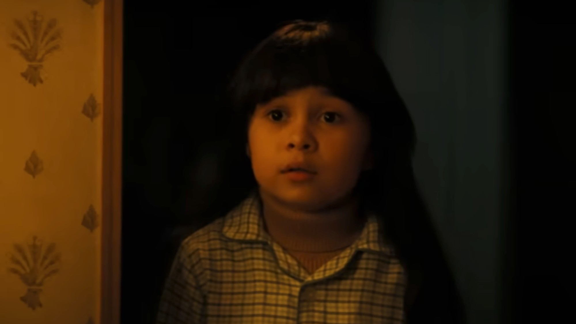 A child looking scared in Onslaught