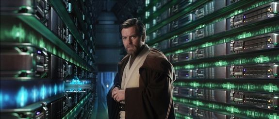 Ewan McGregor as Obi-Wan Kenobi, Jedi knight. 