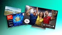 An image showing the LG C5, TCL C6KS and Amazon Ember QLED with Fire TV