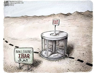 Political cartoon Iraq War