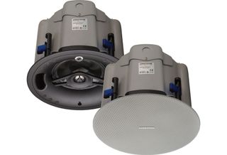 The Crestron Saros ceiling speaker.