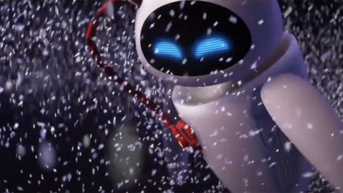 EVE dancing in Wall-E