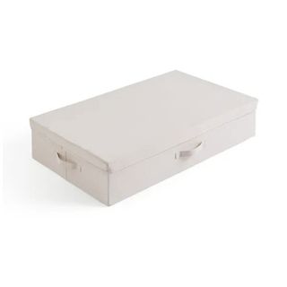 Underbed storage in cream