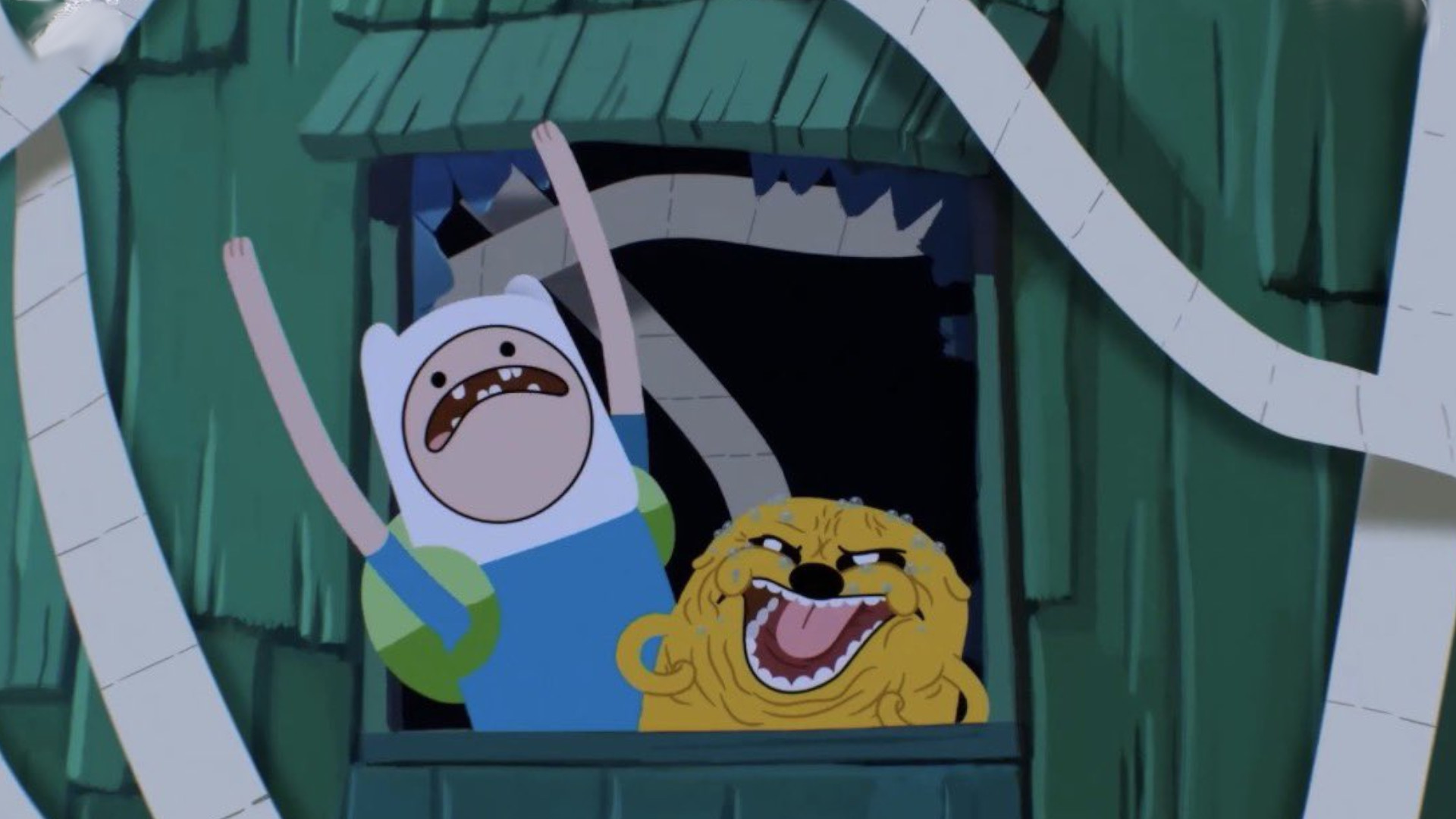 Finn and Jake in "Adventure Time: Side Quests"