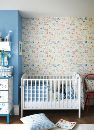 nursery wallpaper by Sanderson
