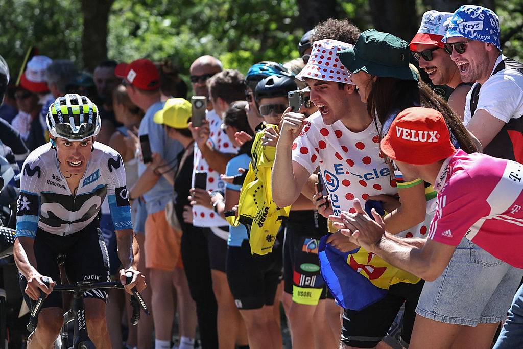 Enric Mas during the 2025 Tour de France