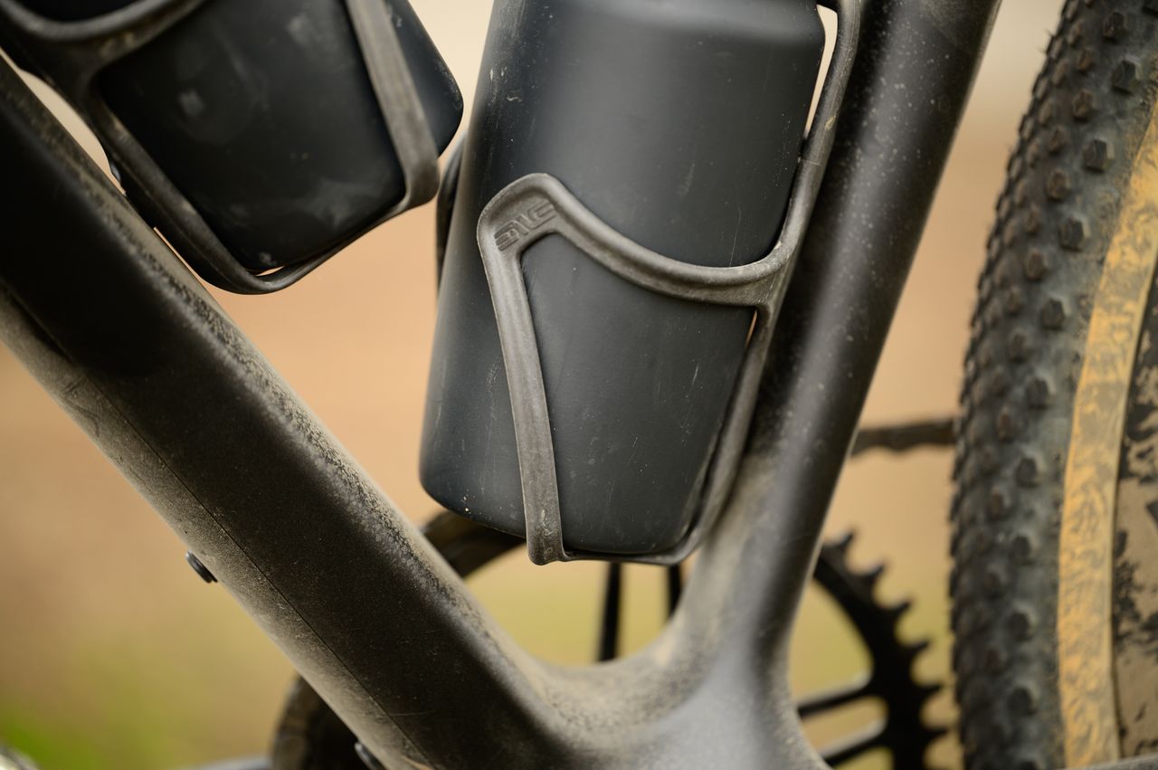 Salsa Warbird Enve bottle cages and Bivo bottles