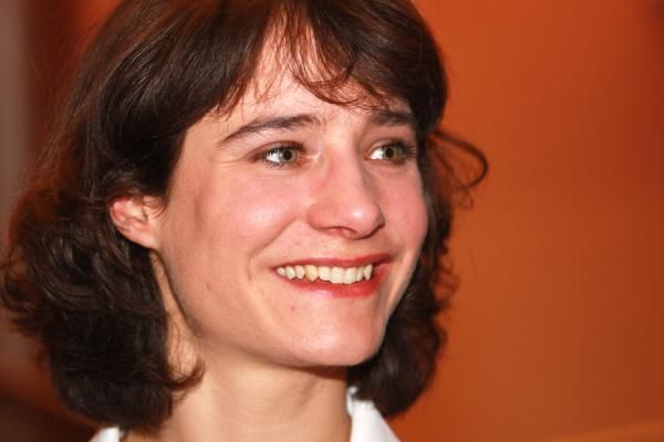 Marianne Vos was all smiles at the presentation of her Rabobank team