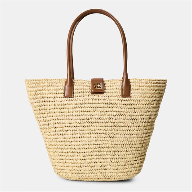 Anine Bing Raffia Lou Shoulder Bag