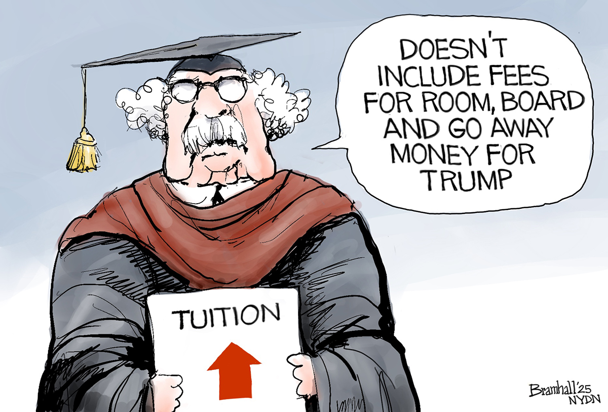 Political cartoon