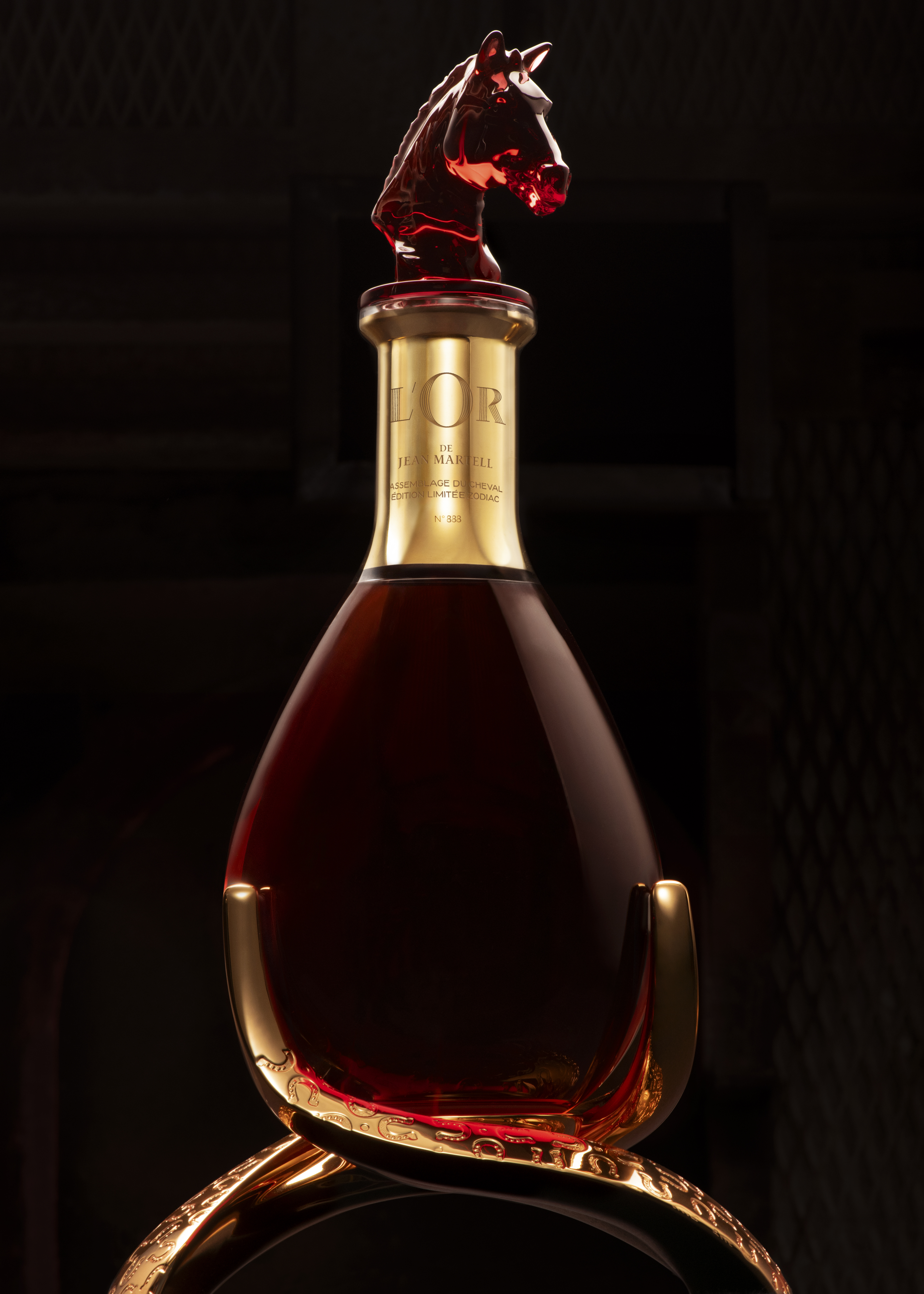L'Or de Jean Martell Zodiac Edition – Assemblage du Cheval bottle
