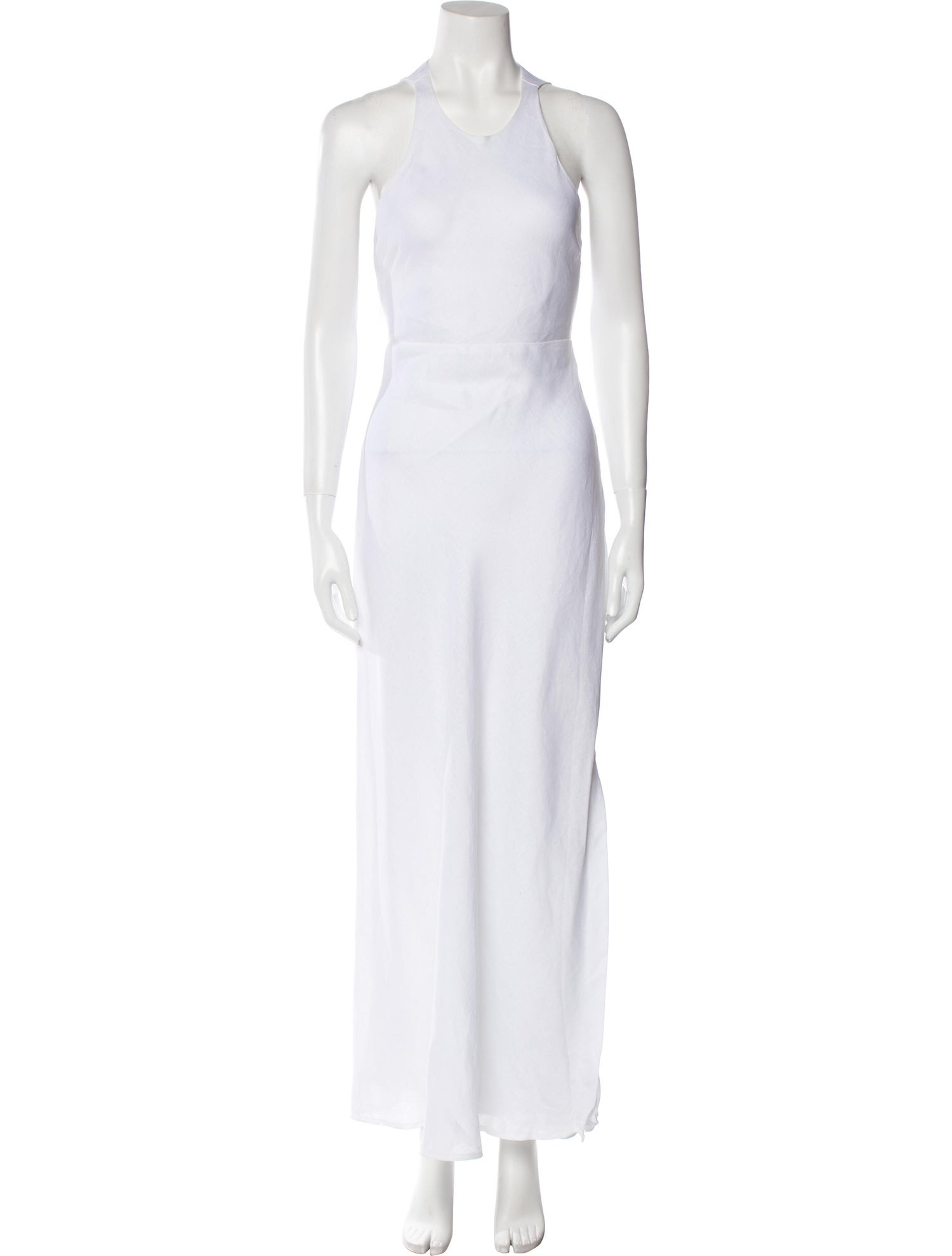 White Dissh Halter Dress