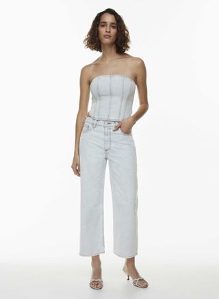 Denim Forum, The '90s Iggy Lo-Rise Cropped Jean