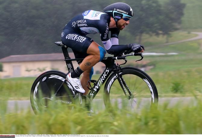 Thomas De Gendt (Omega Pharma-Quickstep) held the best early time