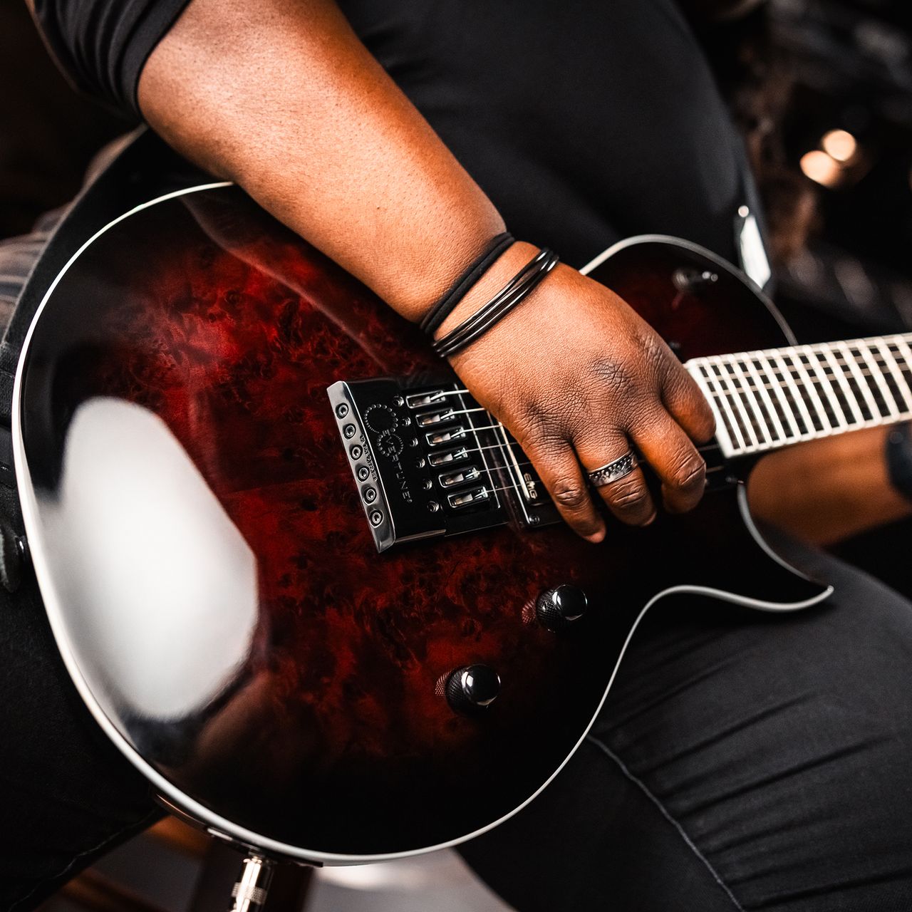 A photo of the Jackson Pro Series Signature Diamond Rowe Monarkh DR12MG