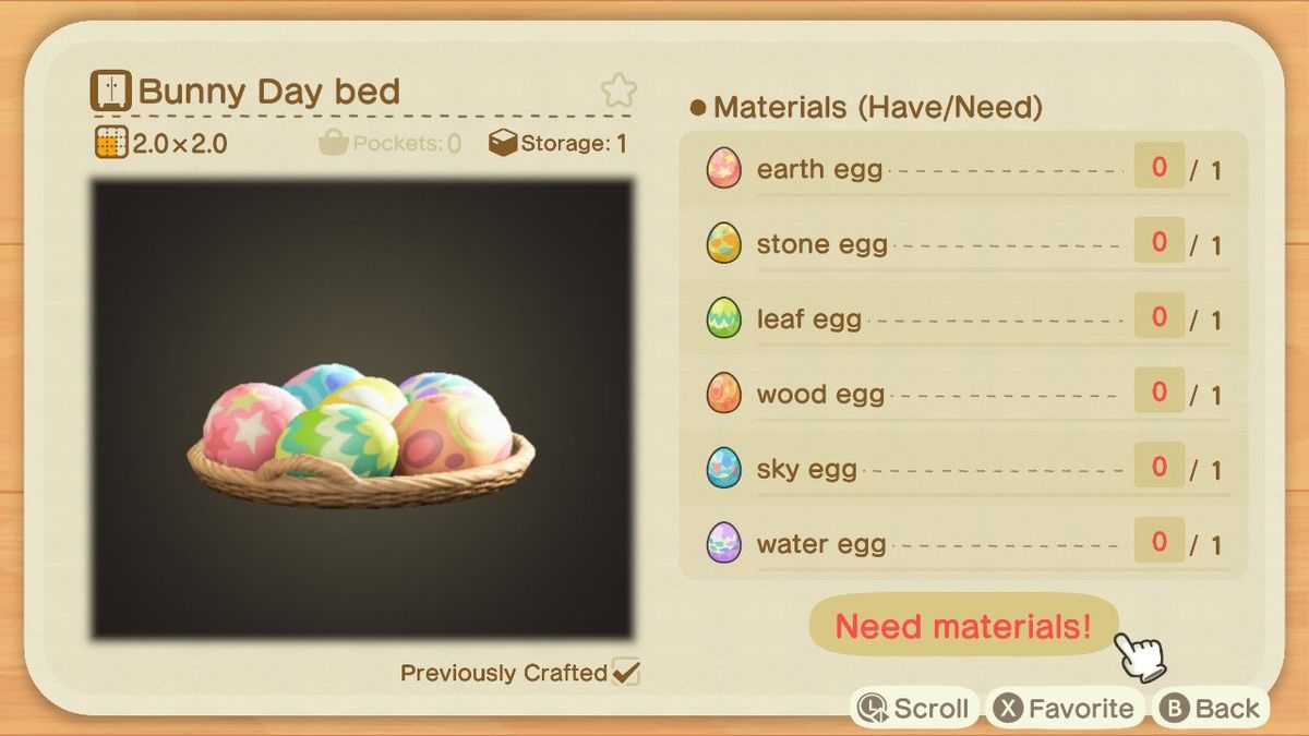 Animal Crossing New Horizons — All Bunny Day recipes and how to craft