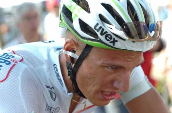 Marcel Kittel (Argos-Shimano) at the finish of stage 4 of the Eneco Tour.