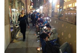 Recent launches, like last fall's iPhone 6 release, still causes people to queue up, but not always for a phone they're buying for themselves.